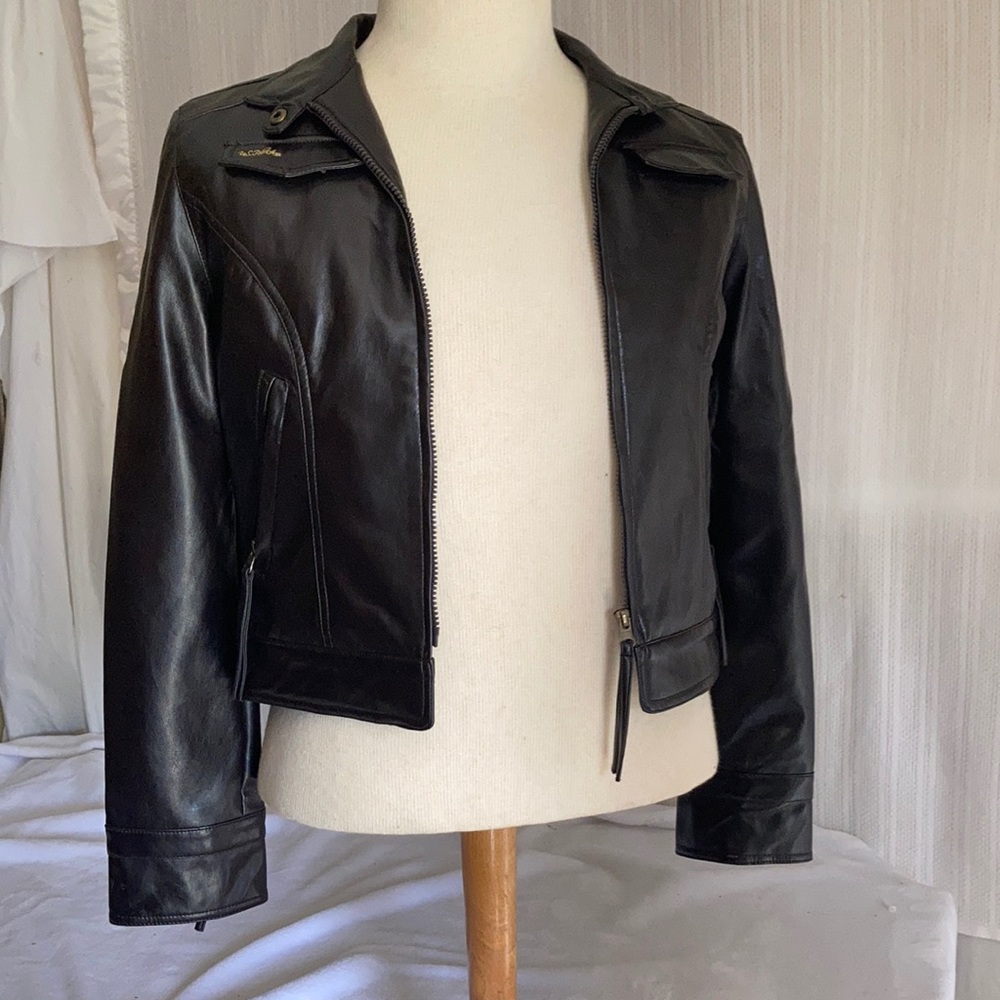 U.S. Polo Association Dark Brown Biker Jacket